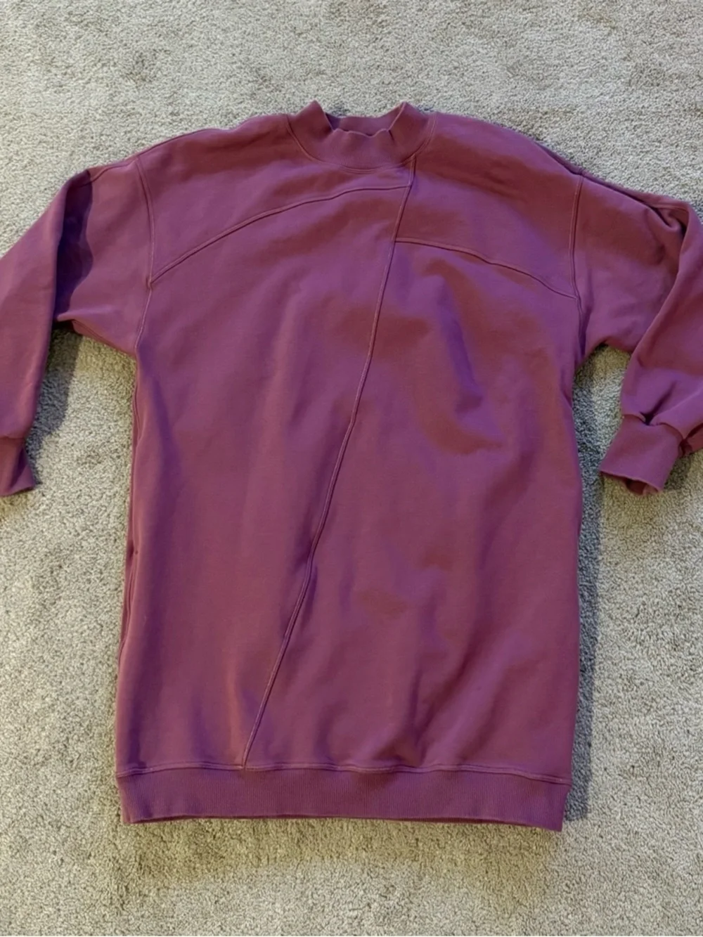 2019 Lululemon Broken Beats Sweater Dress Plumful Oversized Retired Size S